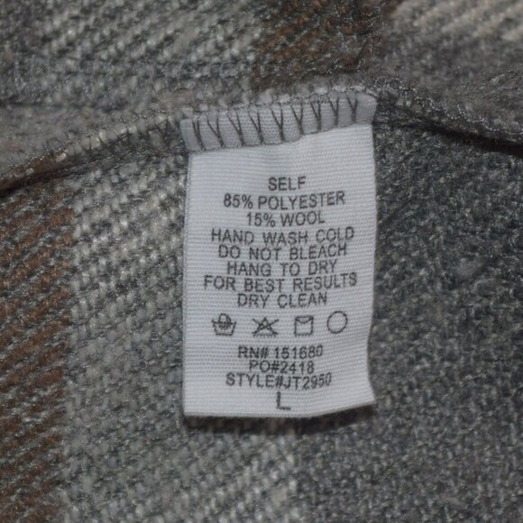 Storia Don’t Call Me Karen Oversized Shacket Shirt Jacket Women's L Heavyweight - Picture 4 of 7